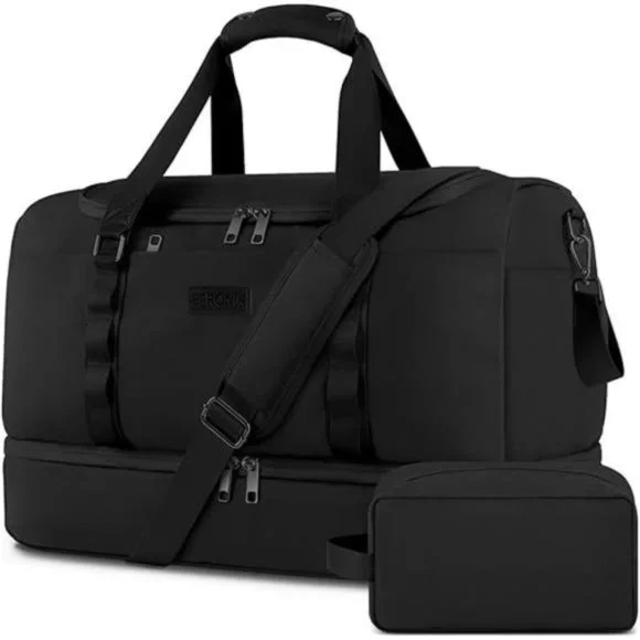 Gym Bag for Men Women, Large Travel Duffle Bag with Shoe Compartment, NEW - Picture 11 of 14
